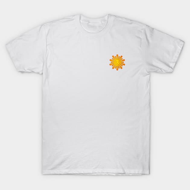 Cute cartoon yellow sun T-Shirt by klara_art